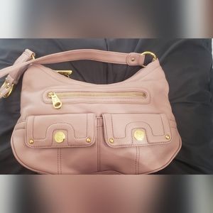 New Without tags Stone Mountain Buff Pink Leather Bag